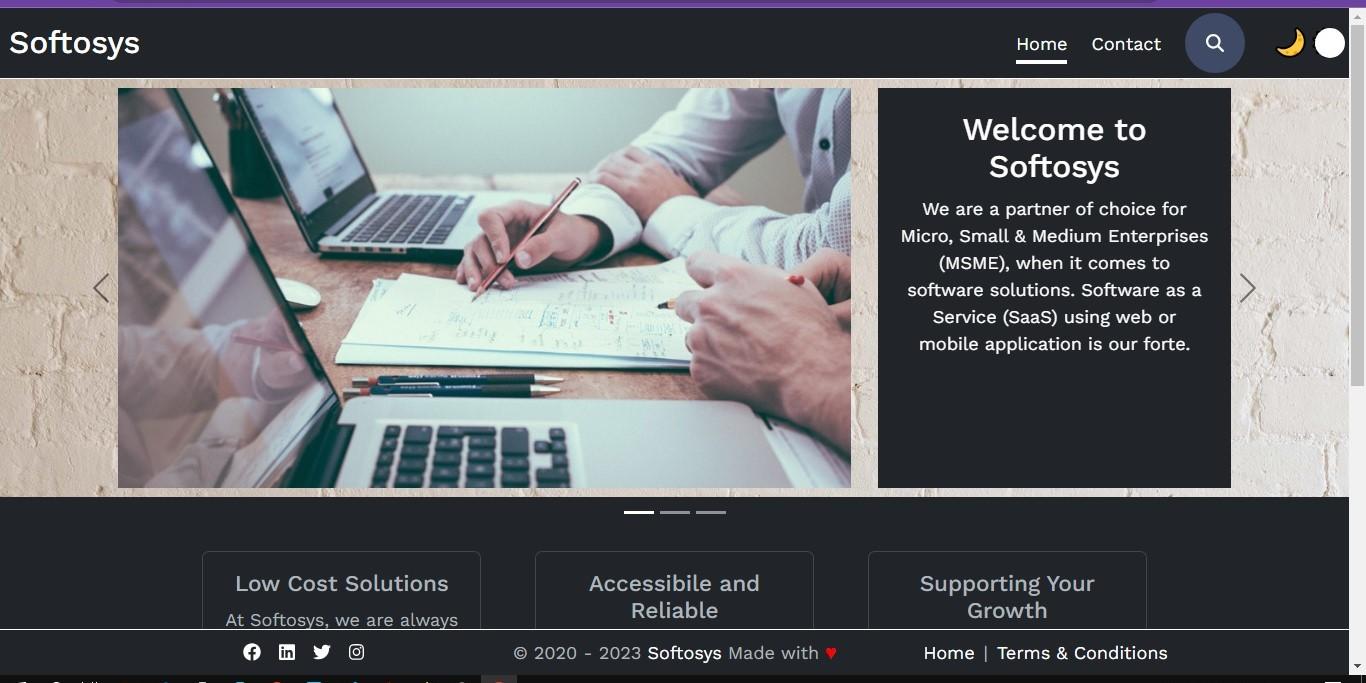 Company Website built with Next.js and Tailwind CSS